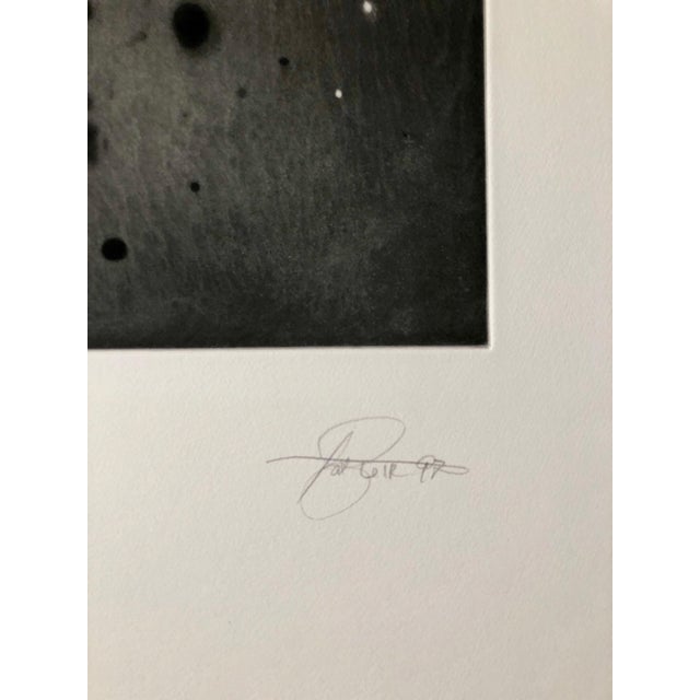 1990s Pat Steir, Comet, Outer Space Dark Series Aquatint Etching Color Abstract Expressionist, 1997 For Sale - Image 5 of 6
