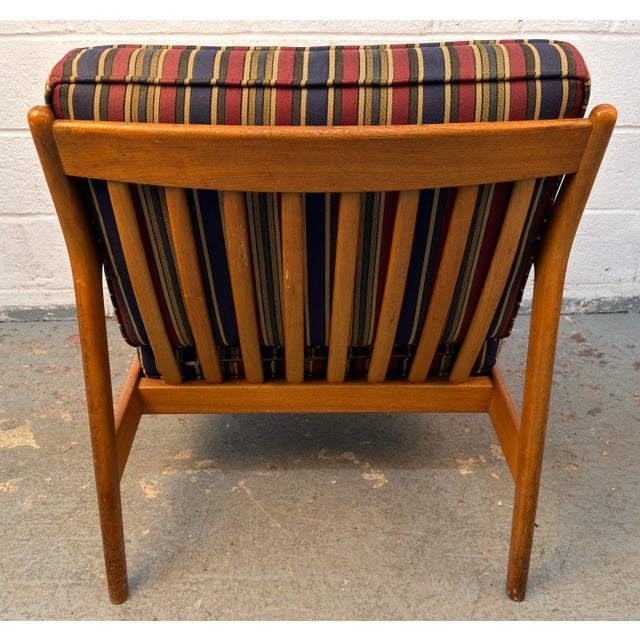 Mid-Century Modern Teak Scandinavian Armchair For Sale - Image 10 of 13
