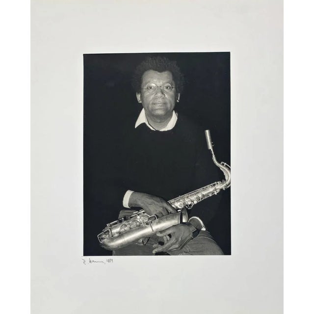 Portrait Photo of Anthony Braxton by Rolf Hans, France, 1989 For Sale - Image 4 of 4