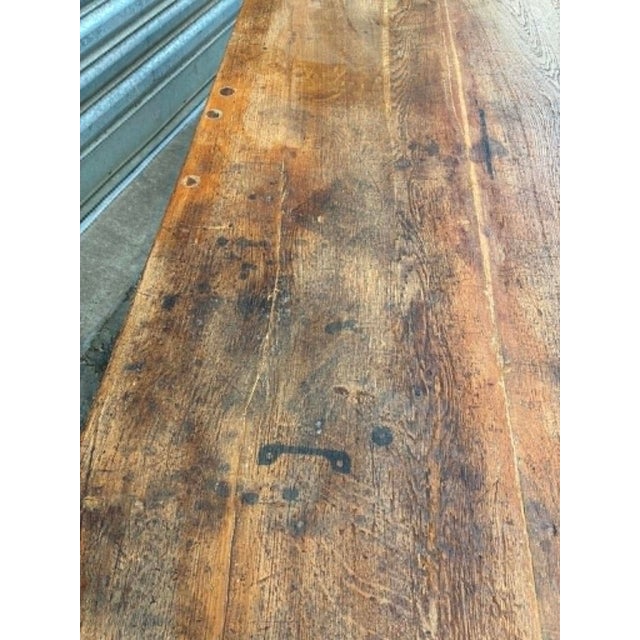 Oak Dining Table, 1960s For Sale - Image 6 of 10