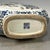 Chinese Blue & White Famille Rose Porcelain Moon Flask With Mythical Beast Motif For Sale - Image 9 of 9