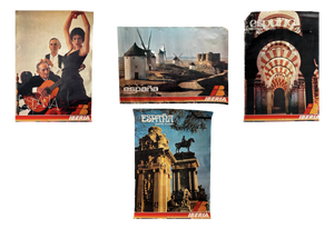 Iberia Posters by Hauser and Menet, 1978, Set of 4