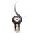 Spiral Murano Glass Sculpture For Sale