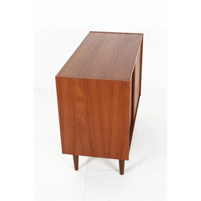 Mid-Century Modern Danish Teak Sideboard with Sliding Doors, 1960s For Sale - Image 3 of 16