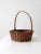 Farmhouse Vintage Wicker Handle Basket For Sale - Image 3 of 8