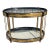 Mid 20th Century Acid Etched Brass Bar Cart by Bernard Rohne for Mastercraft For Sale