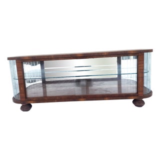 Mid-20th Century Display Case with Sliding Glass Panes, 1962 For Sale