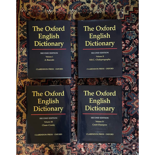 The Oxford English Dictionary 1989 2nd Ed. 12 Volumes Oxford University Press is a comprehensive reference work containing...