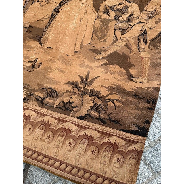 Antique French Aubusson Jacquard Tapestry Panel, 1920s For Sale - Image 13 of 18