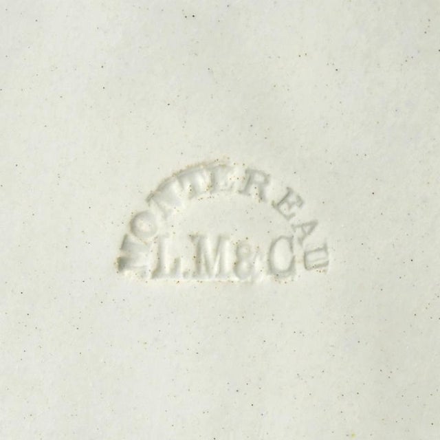 Metal Napoleon III Wall Lights with Painted Porcelain, Set of 2 For Sale - Image 7 of 9