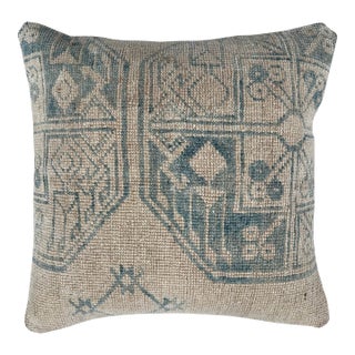 Vintage Turkish Rug Pillow For Sale