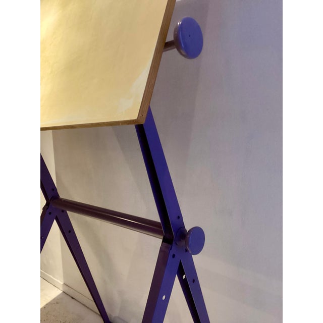 Wood Architect Drawing Table by Friso Kramer for Ahrend De Crikel, 1970s For Sale - Image 7 of 9