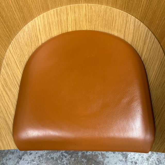 Tan Stefan Diez for E15 Ch04 Houdini Oak + Leather Armchair For Sale - Image 8 of 12