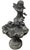 Vintage Neoclassical Bronze Cherub Riding Dolphin Shell Basin Fountain For Sale - Image 4 of 12