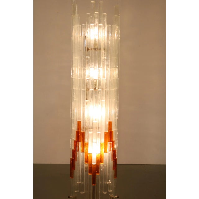 Poliarte Italian Glass Floor Lamp from Poliarte, 1960s For Sale - Image 4 of 17