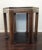 Vintage Altavista Lane Walnut Hexagonal Side Table For Sale - Image 10 of 13