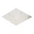 Modern and classic diamond shaped white marble top side table with hand hammered black iron base. Each will have slight...