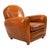 This handsome pair of artisan-made club armchairs embodies timeless design with exceptional craftsmanship. Upholstered in...