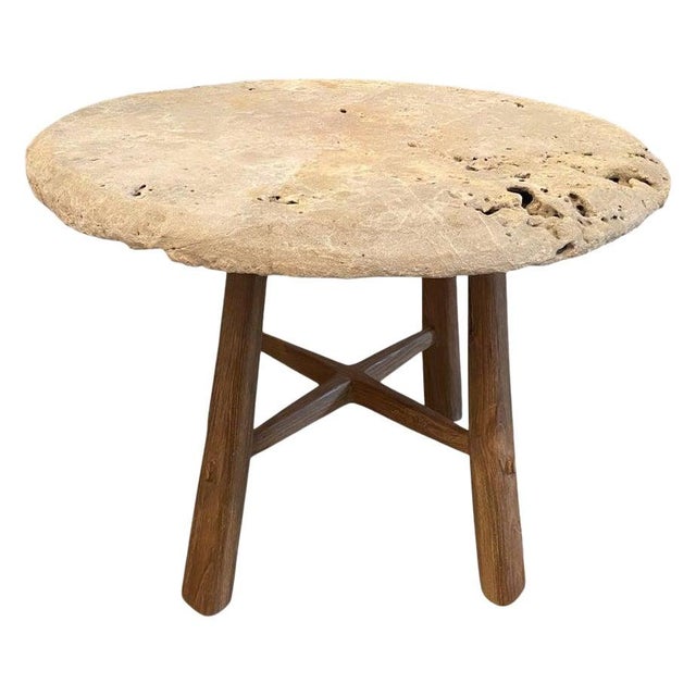 Century Old Sumba Stone Table For Sale In New York - Image 6 of 18