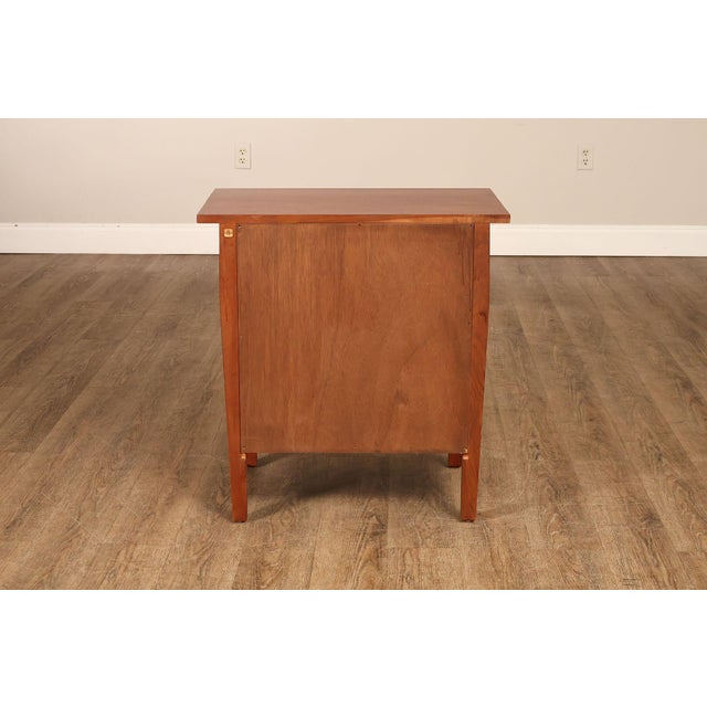 Stickley Mission Collection Harvey Ellis Cherry Three Drawer Nightstands For Sale - Image 18 of 18