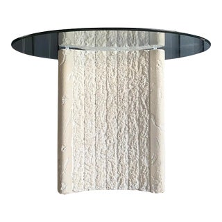 1980s Contemporary Plaster Dining Table For Sale