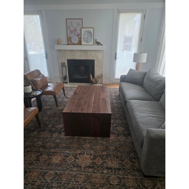 Mid-Century Modern Walnut Coffee Table For Sale - Image 4 of 5