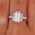 1930s 1930s Gia Certified 1.56 Carat Long Emerald Cut Diamond Vintage Art Deco Platinum Ring, Size 5 For Sale - Image 5 of 12