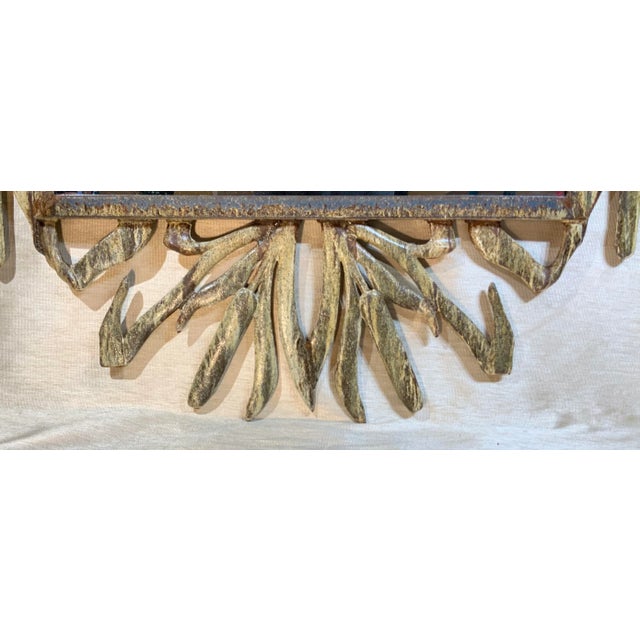 2020s Cat Tail Iron Mirror For Sale - Image 5 of 13