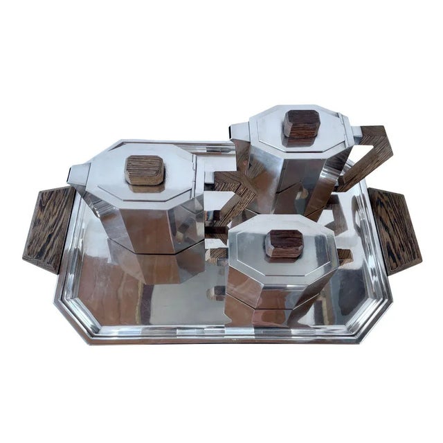 1940s Vintage Coffee / Tea Service, Set of 4 For Sale - Image 5 of 6