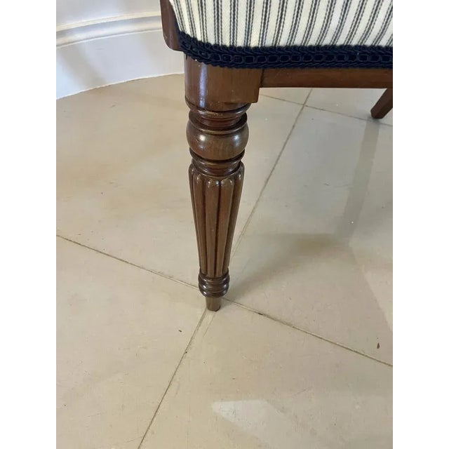 Antique Carved Mahogany Desk Chair For Sale - Image 13 of 15