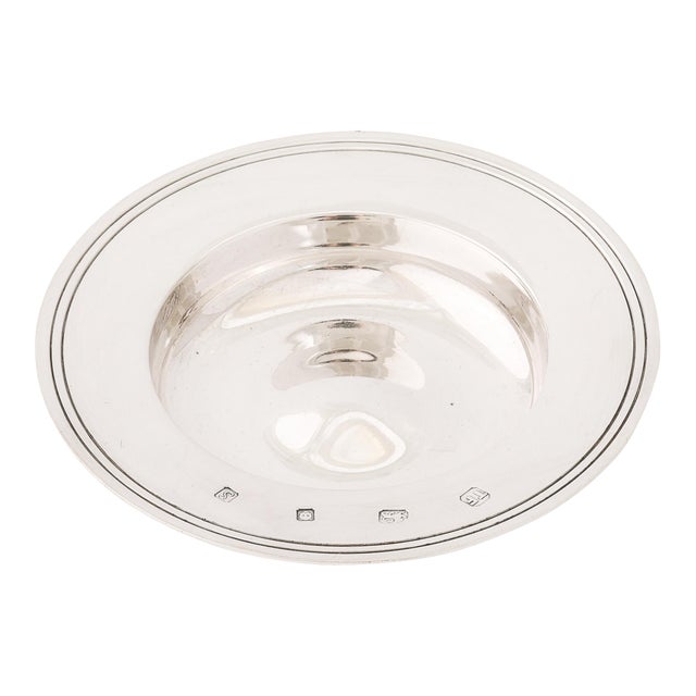 Art Deco Sterling Silver Dish Signed and Hallmarked Theo Fennel For Sale