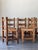 S/6 Early Mission Arts & Crafts Rush Chairs 1900s Michigan Chair Co. For Sale - Image 4 of 8
