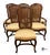 French Provincial Vintage Century French Country Style Oak & Cane Dining Chairs - Set of 6 For Sale - Image 3 of 12