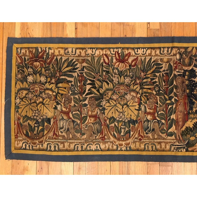 17th Century Brussels Historical Tapestry Panel For Sale - Image 4 of 5