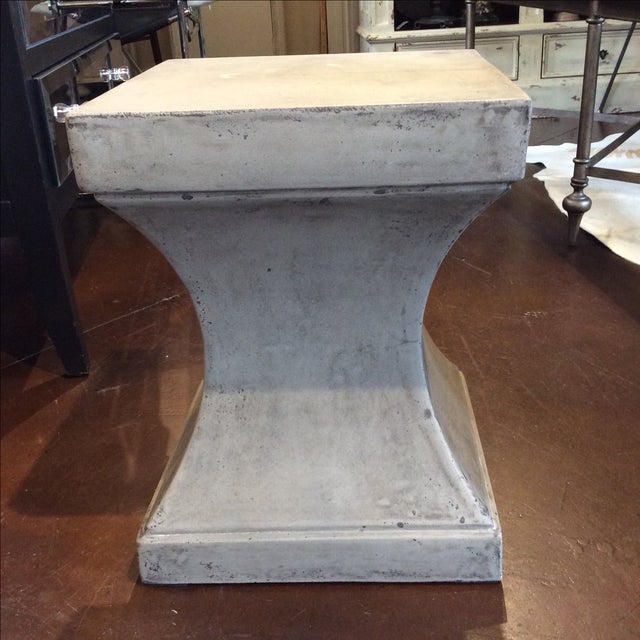 Industrial Concrete Table Chairish