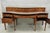 Traditional Vintage Hepplewhite Sheraton Mahogany Serpentine Buffet Sideboard Attr. Baker For Sale - Image 3 of 18