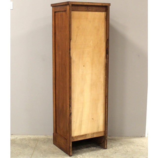 Wood Vintage Filing Cabinet in Oak, 1920s For Sale - Image 7 of 15