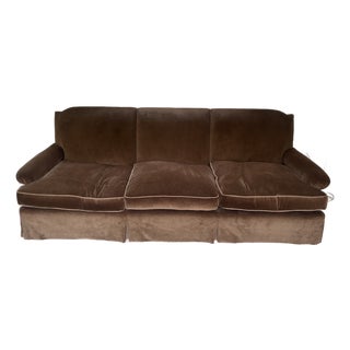 Charles of London Brown Sofa For Sale