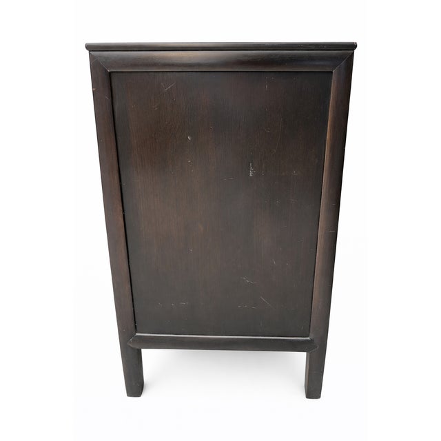 Mid-Century Modern 1950s Renzo Rutili Attributed Mid-Century Modern Walnut & Brass Credenza For Sale - Image 3 of 5