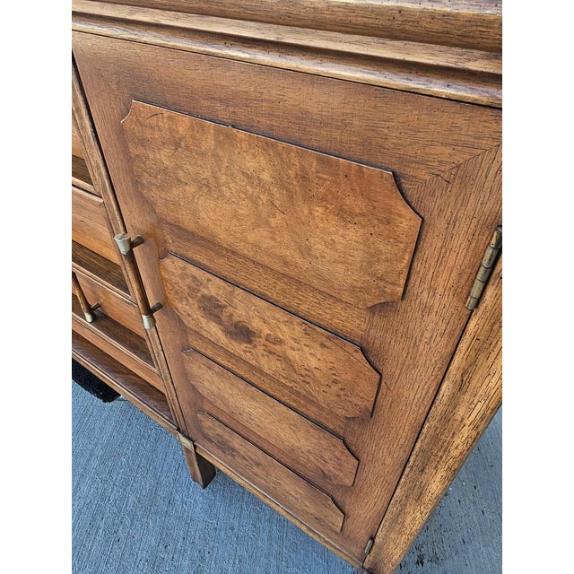 Mid Century Thomasville Tamerlane Mid Century Modern Inlaid Burlwood Credenza Sideboard For Sale - Image 17 of 17