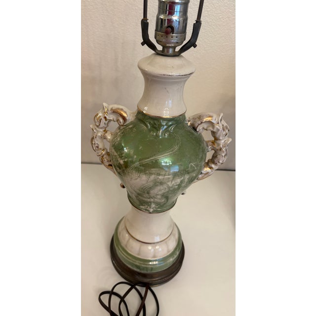 1950s French Court Victorian Lamps by Jean Honore' Fragonard -a Pair For Sale In Boise - Image 6 of 6