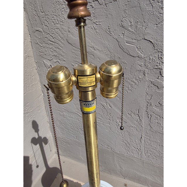 Flour De Lis Marboro Lamp For Sale - Image 4 of 8