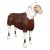 Giltwood Masked Sheep by Carlos Villegas For Sale