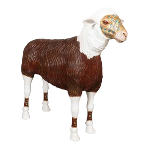 Giltwood Masked Sheep by Carlos Villegas