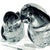 This tour de force example of the glassblower's art was created on Italy's island of Murano in the 1970's. Two love birds...