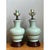 Vintage Celedon Crackle Glazed Ceramic Table Lamps - a Pair For Sale - Image 9 of 12