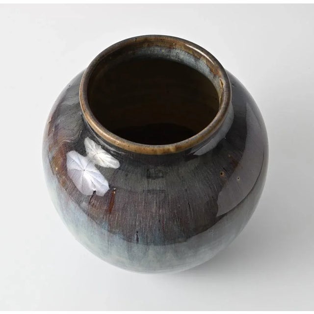 Ceramic Drip Glazed Ceramic Vase from Gréber, 1930s For Sale - Image 7 of 9