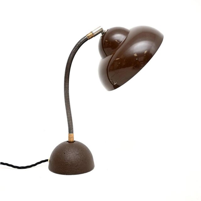 Brown Vintage Model 21 Desk Lamp from Temde, 1960 For Sale - Image 8 of 8