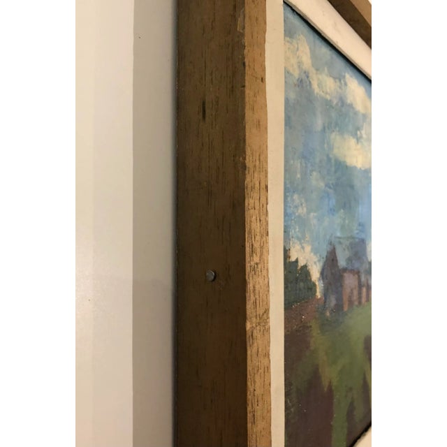 Jean-Jacques Boimond, Paysage de Moneuse, Oil on Canvas, Framed For Sale - Image 9 of 11