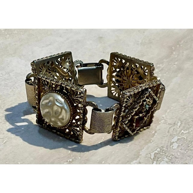 Vintage Victorian Ornate Bracelet For Sale - Image 11 of 12